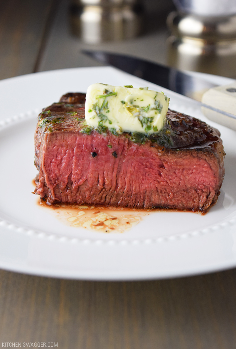 Pan-Seared Ribeye Steak with Blue Cheese Butter Recipe - Kitchen Swagger