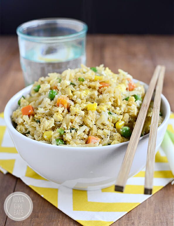 Easy Chicken Fried Rice - Iowa Girl Eats