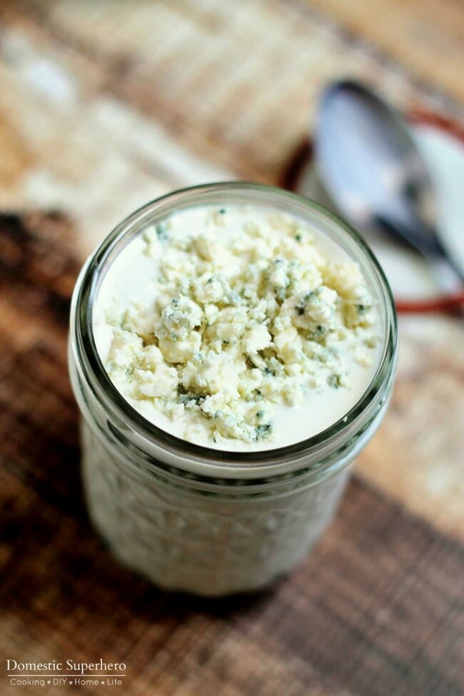 The Best Ever Homemade Chunky Blue Cheese Dressing