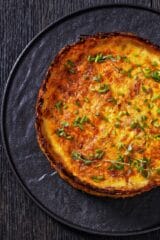 Spinach-and-Bacon-Hash-brown-Quiche