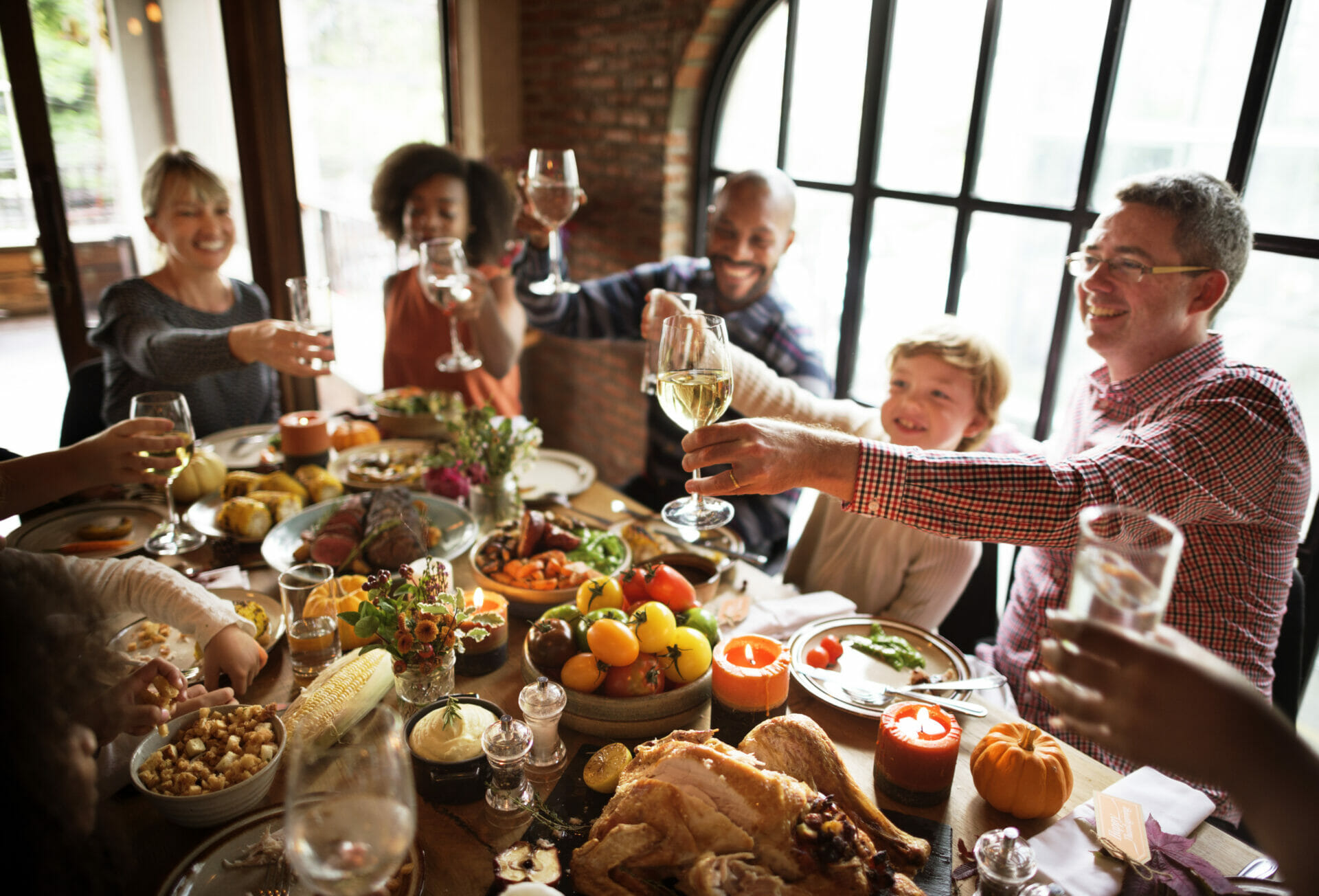 thanksgiving dinner family