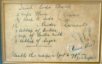 Irish Soda Bread Recipe Card