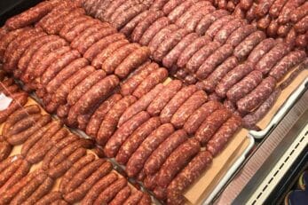 Butcher Boy Makes Our Own Fresh Ground, Hand-Tied Sausages